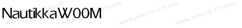 Nautikka W00 Medium字体转换